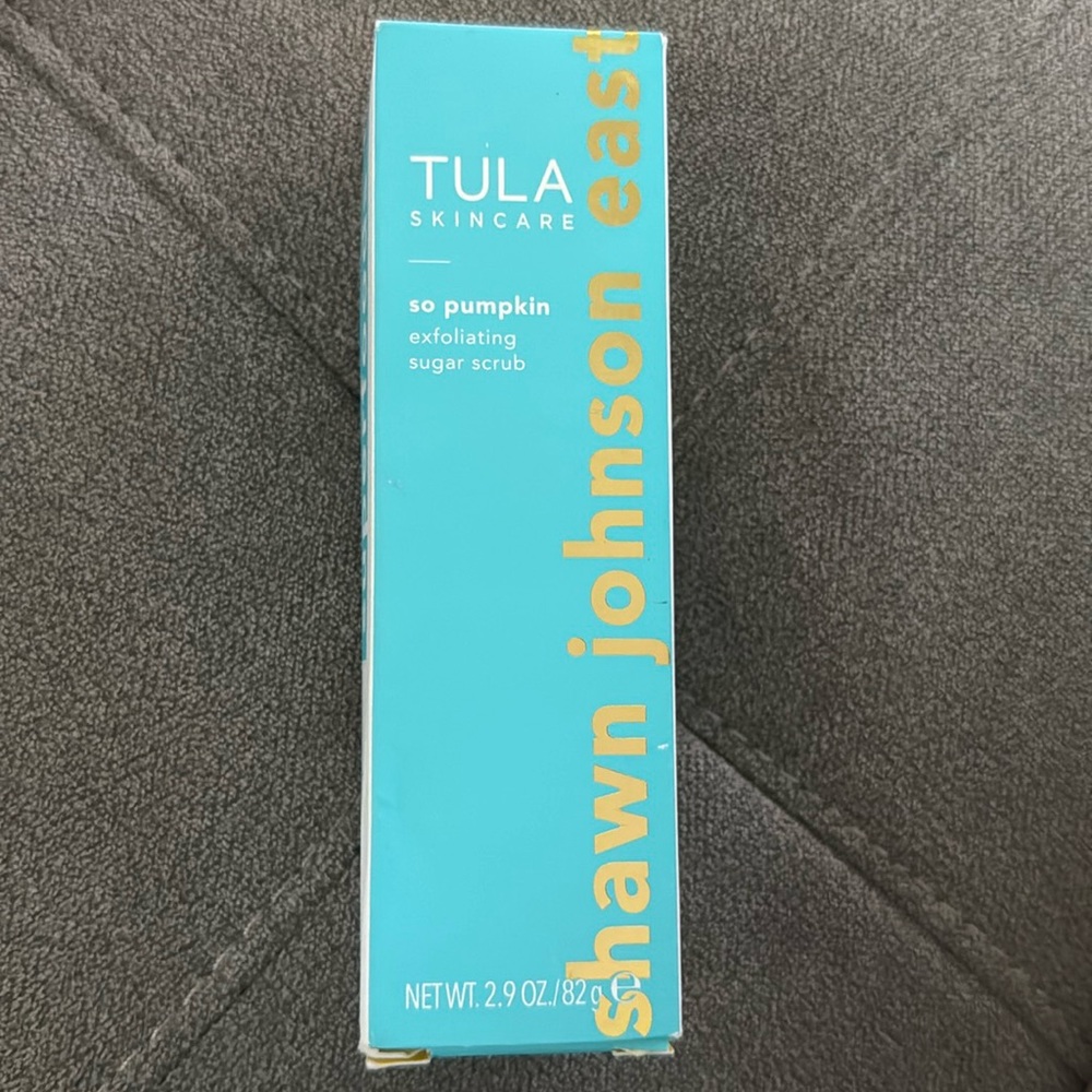 NEW TULA So Pumpkin Exfoliating Sugar Scrub 2.9oz Sealed Shawn Johnson East